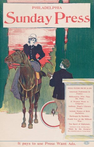Philadelphia Sunday Press; November 10th by George Reiter Brill Oil Painting