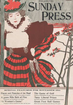 Philadelphia Sunday Press; November 15 by George Reiter Brill Oil Painting