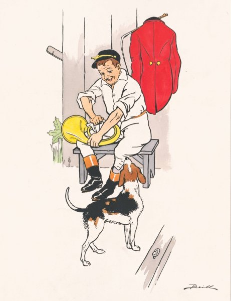 Preparation  by George Reiter Brill - Hand-Painted Oil Painting Reproduction