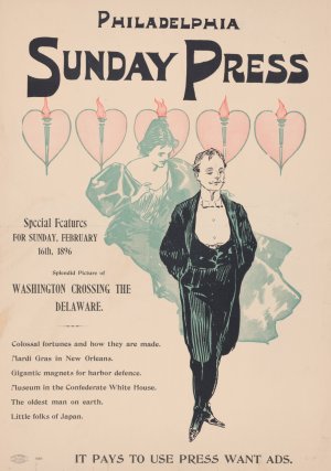 Special features, February 16th, 1896 Oil painting by George Reiter Brill