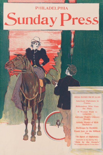 Sunday Press, Special features, Nov. 10, 1895  by George Reiter Brill - Hand-Painted Oil Painting Reproduction