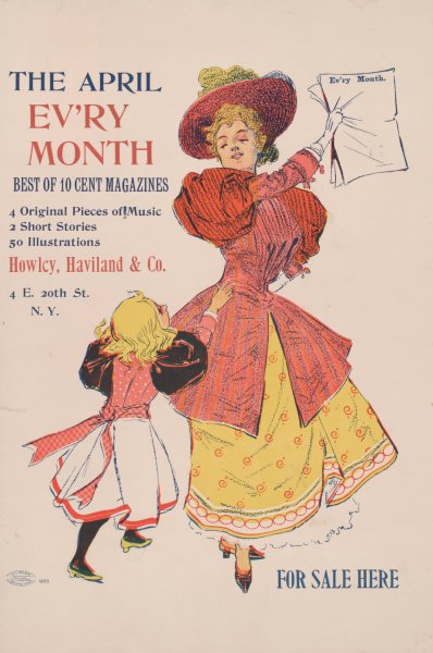 The April ev'ry month - best of 10 cent magazine  by George Reiter Brill - Hand-Painted Oil Painting Reproduction