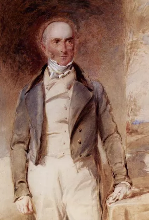 Portrait Of Sir Rowland Hill, K.C.B. Oil painting by George Richmond