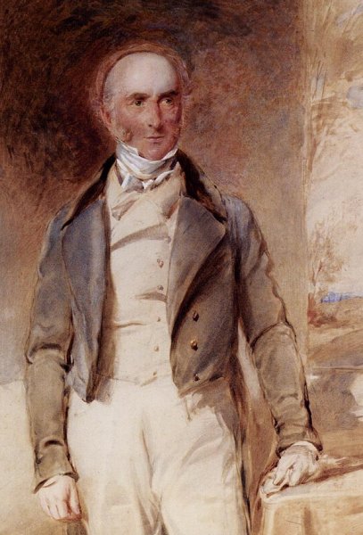 Portrait Of Sir Rowland Hill, K.C.B. by George Richmond - Hand-Painted Oil Painting Reproduction