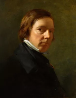 Self-Portrait by George Richmond Oil Painting