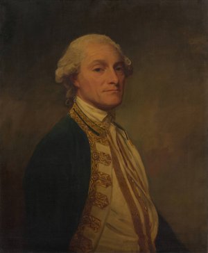 Admiral Sir Chaloner Ogle by George Romney Oil Painting