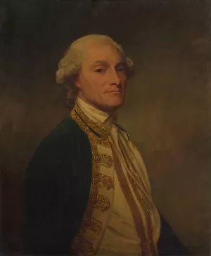 Admiral Sir Chaloner Ogle by George Romney Oil Painting