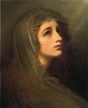 Lady Hamilton as a Vestal by George Romney Oil Painting