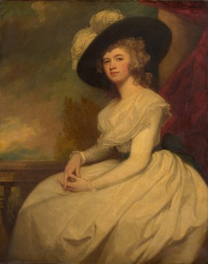Mrs. Bryan Cooke by George Romney Oil Painting