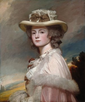 Mrs. Davies Davenport by George Romney Oil Painting