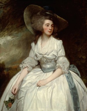 Mrs. Francis Russell by George Romney Oil Painting