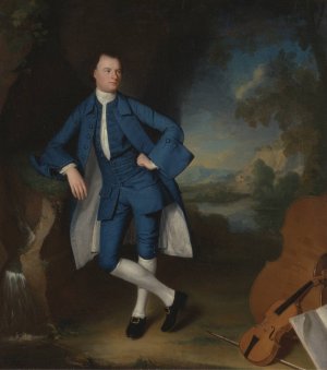 Portrait of a Man by George Romney Oil Painting