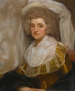 Portrait Of Mrs. Francis Ingram by George Romney Oil Painting