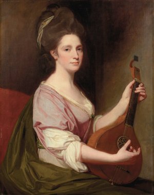 Portrait of Mrs. Henrietta Smith by George Romney Oil Painting