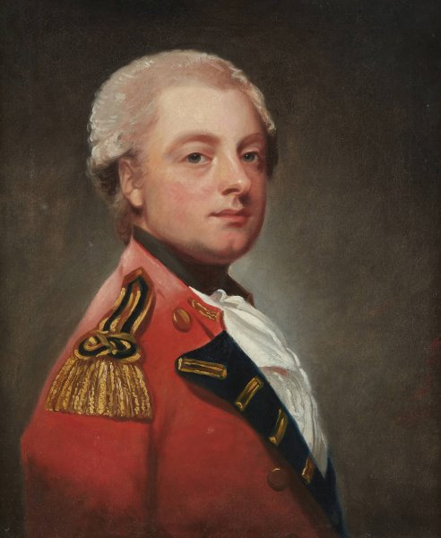 Portrait of Sir Michael le Fleming, 4th Baronet  by George Romney - Hand-Painted Oil Painting Reproduction
