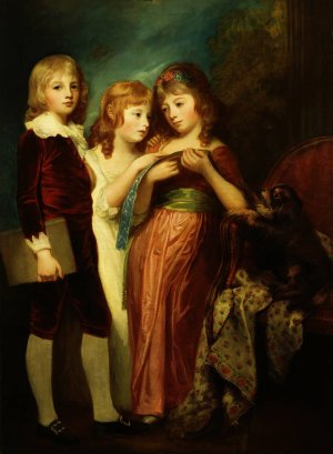 The Hartley Children by George Romney Oil Painting