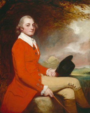Thomas Grove of Ferne Wiltshire Oil painting by George Romney