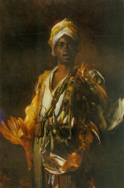 The Arab Hunter by George Seymour - Hand-Painted Oil Painting Reproduction