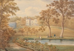 A Regency House by George Shepheard Oil Painting