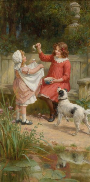 Bubbles by George Sheridan Knowles Oil Painting