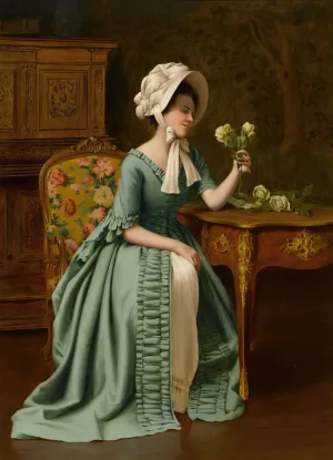 The Story of the Rose by George Sloane Oil Painting