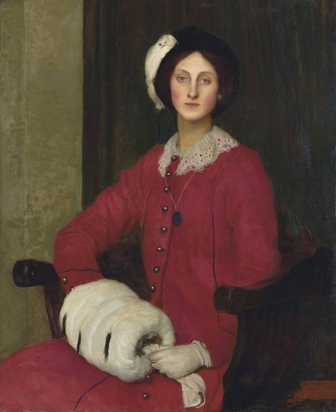 Main Product Photo of Portrait Of Hilda Spencer Watson Painting by George Spencer Watson