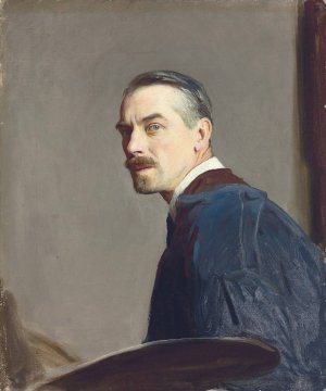 Self-portrait by George Spencer Watson Oil Painting