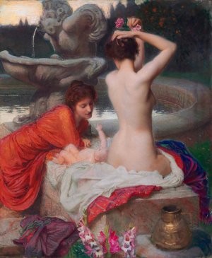 The Spring by George Spencer Watson Oil Painting