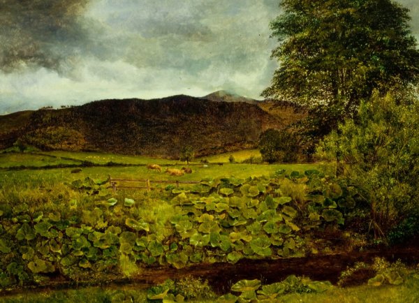 Main Product Photo of Wallow Crag, Cumberland  Painting by George Stanfield Walters