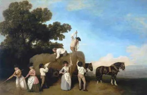 Haymakers by George Stubbs - Oil Painting Reproduction