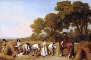 Reapers by George Stubbs Oil Painting