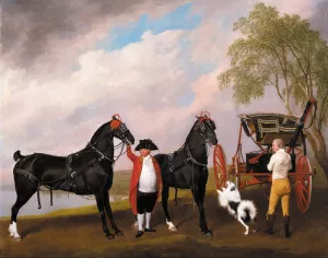The Prince of Wales's Phaeton by George Stubbs Oil Painting