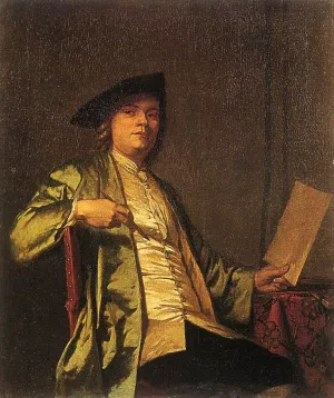 Cornelis Ploos van Amstel by George Van Der Mijn - Oil Painting Reproduction