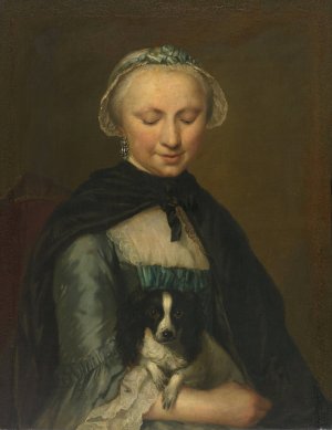 Portrait of Antoinette Metayer, Oldest Sister of Louis Metayer by George Van Der Mijn Oil Painting