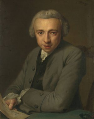 Portrait of Louis Metayer Phz., Goldsmith and Art Collector by George Van Der Mijn Oil Painting