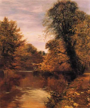 Leaves Are But the Wings on Which the Summer Flies painting by George Vicat Cole