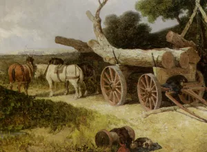 The Windmill on the Heath by George Vicat Cole Oil Painting