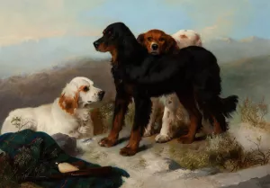 Ready for Sport by George W. Horlor Oil Painting