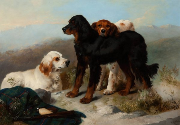 Ready for Sport  by George W. Horlor - Hand-Painted Oil Painting Reproduction