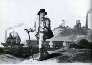 Yorkshire Miner by George Walker Oil Painting
