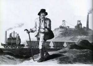 Yorkshire Miner by George Walker Oil Painting