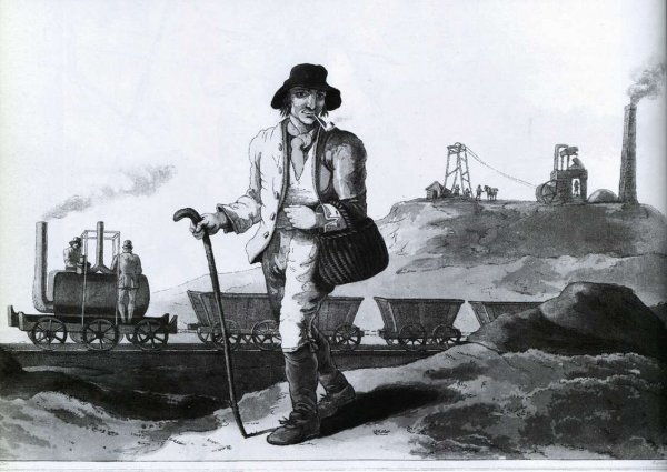 Main Product Photo of Yorkshire Miner Painting by George Walker