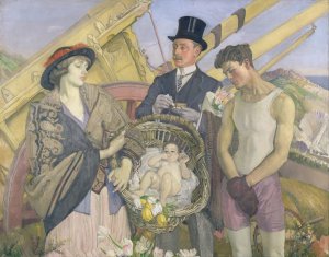 Important People by George Washington Lambert Oil Painting