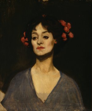Portrait Of A Lady by George Washington Lambert Oil Painting