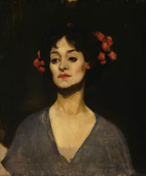 Portrait Of A Lady Oil painting by George Washington Lambert