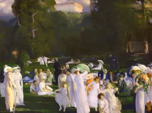 A Day in June by George Wesley Bellows Oil Painting