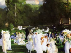 A Day in June by George Wesley Bellows - Oil Painting Reproduction