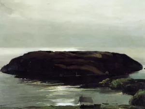 An Island in the Sea by George Wesley Bellows Oil Painting