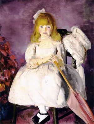 Anne with Her Parasol by George Wesley Bellows Oil Painting