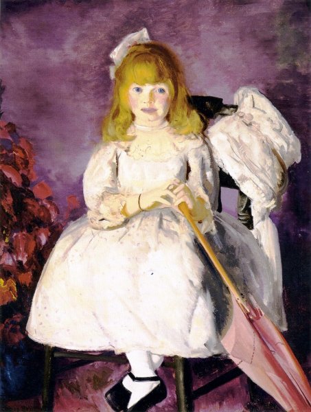 Main Product Photo of Anne with Her Parasol Painting by George Wesley Bellows